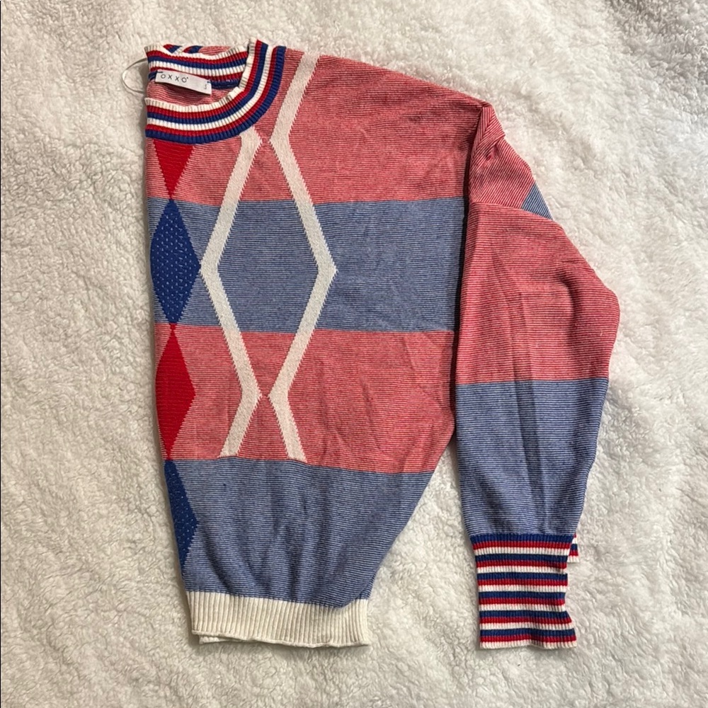 Colorful Geometric Sweater - Picture 4 of 5